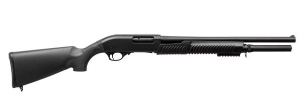 istock Gun. Shotgun isolated on white background 1142012438