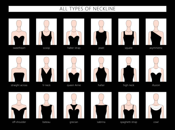 220+ Plunging Neckline Stock Illustrations, Royalty-Free Vector ...