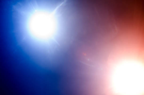 istock Abstract Natural Far double star on the black background 1142012997