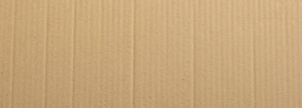istock Carton kraft paper texture background, banner, closeup view 1142018852
