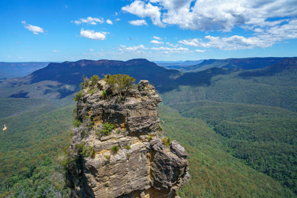 giant stairway track, blue mountains national park, australia