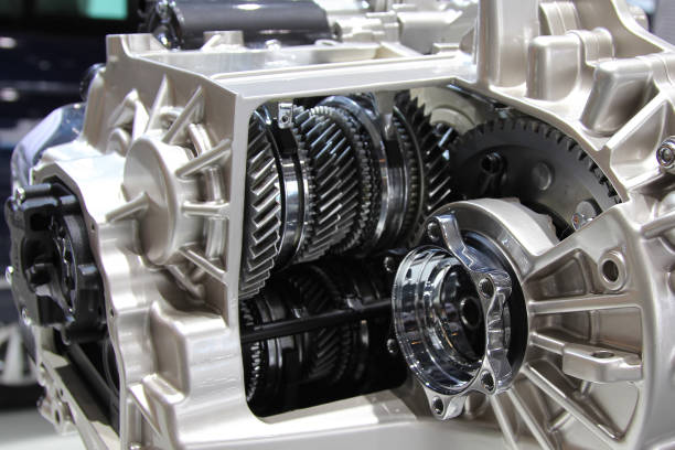 istock 6 speed robotic gearbox. internals, gears and friction clutches 1142026844