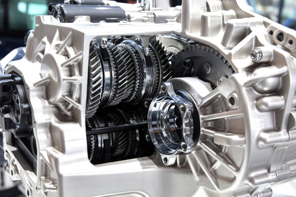 istock 6 speed automatic robotic gearbox. internals, gears and friction clutches 1142026861