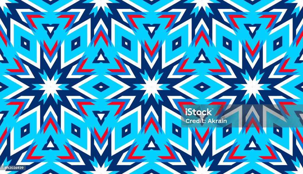 Pattern Saturation Design Examples Abstract Seamless Pattern With Hexagonal Structure Bright Saturated ...