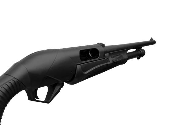 istock Shotgun isolated on white background 1142032417