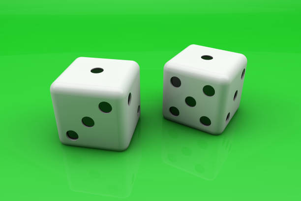 istock Unlucky Dice on Casino Table 1142034061