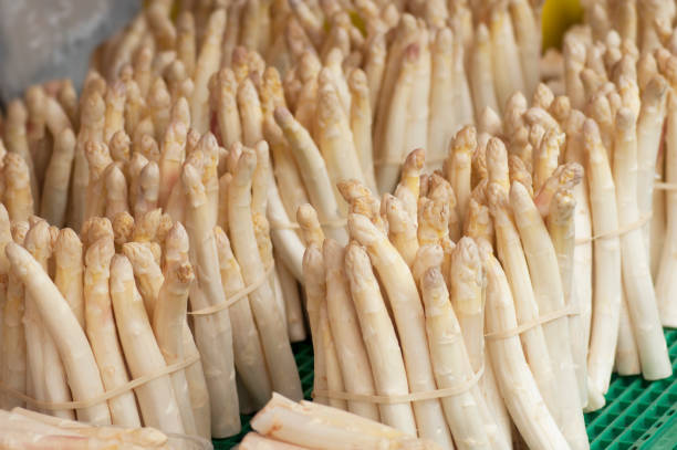 istock fresh asparagus at the market 1142050135