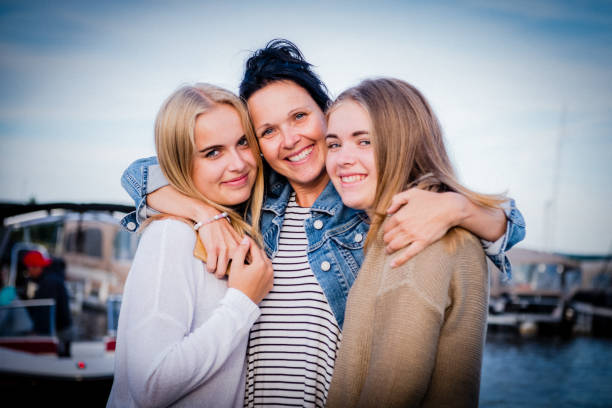 istock Mother with her two daughter 1142067822