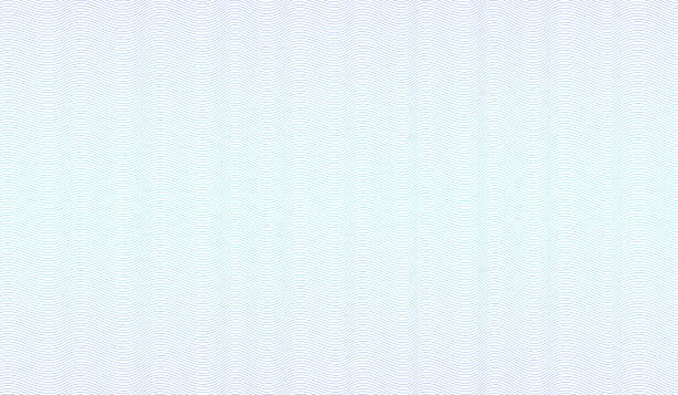 stockillustraties, clipart, cartoons en iconen met blauwe lijn art guillochepatroon. vector abstracte gestreepte achtergrond. squiggle dunne lijnen. rimpel subtiele bochten. template voor watermerk, geld, bankbiljet, cheque, diploma, certificaat veilig. eps10 illustratie - cheque