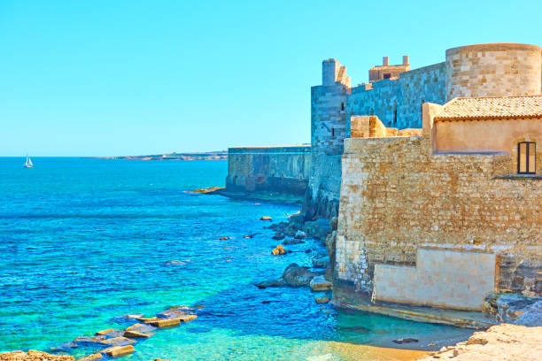 istock Ancient fortress in Syracuse 1142073670