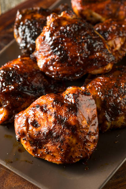 istock Homemade Grilled Barbecue Chicken Thighs 1142077217