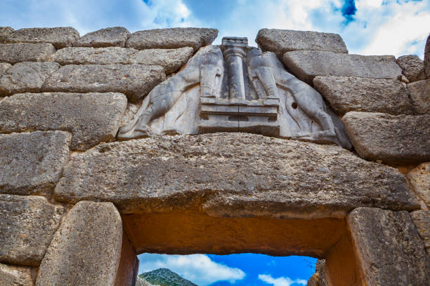 istock The Lion Gate, Mycenae, Greece 1142079224