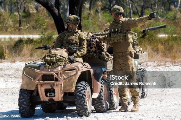 Camp Kerr Regular Australian Army Training Camp Mobile C2 And Logistics Stock Photo - Download Image Now
