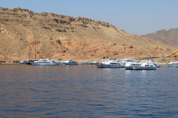 istock beautiful seascape bay with luxury yachts 1142088580