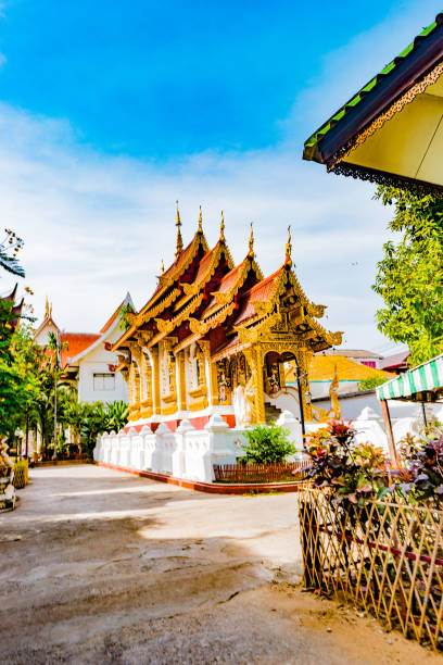 istock Buddhist temple Chiang Mai, Thailand 1142099925