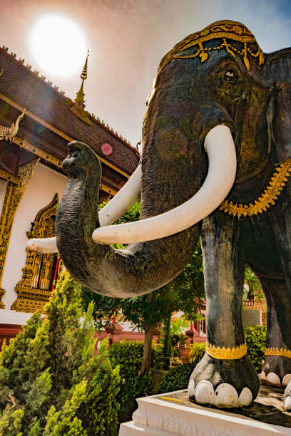 istock Buddhist temple Chiang Mai, Thailand 1142099935