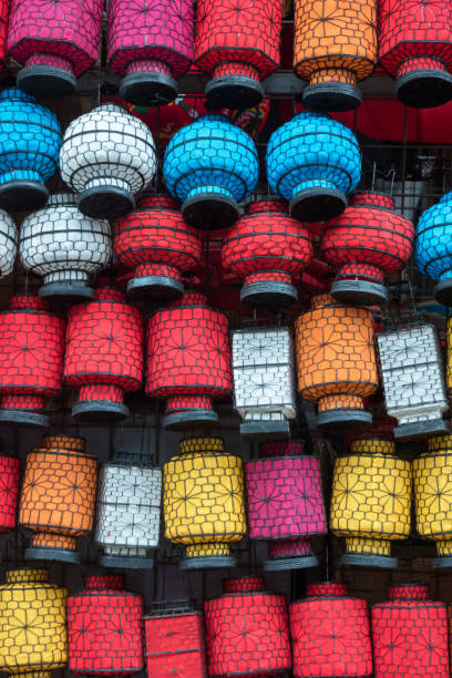 istock Many colorful chinese lanterns, China 1142099967