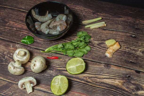 istock Ingredients for cooking Thai soup Tom Yum. 1142101287