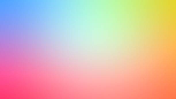 Abstract blurred gradient background in bright colors. Colorful smooth illustration