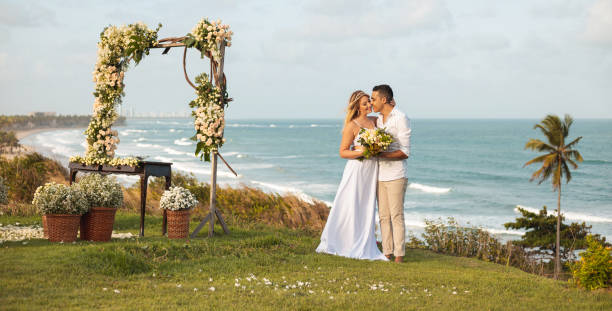 istock Elopement Wedding on the tropical beach 1142106629