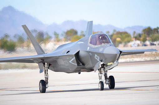 F-35 Lightning II  right before  take off