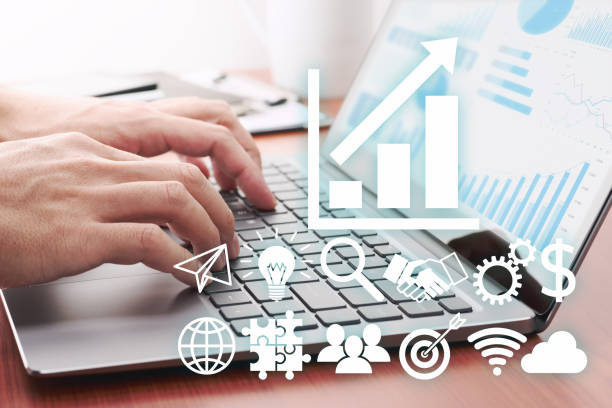 istock Business growth strategy concept. Businessman preparing reports. 1142115359