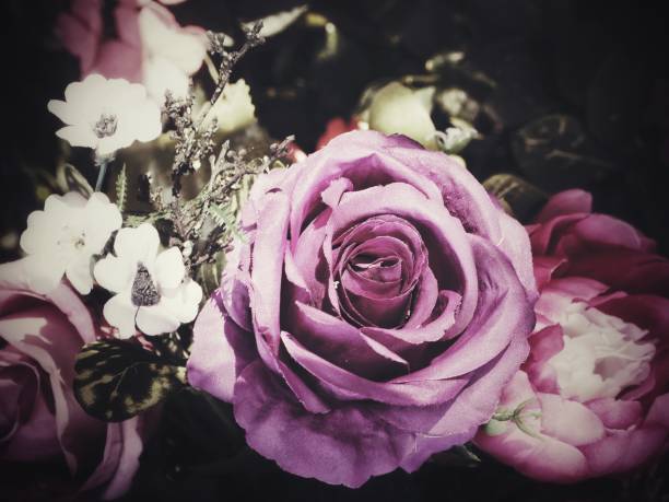 istock Beautiful of rose artificial flowers 1142119406