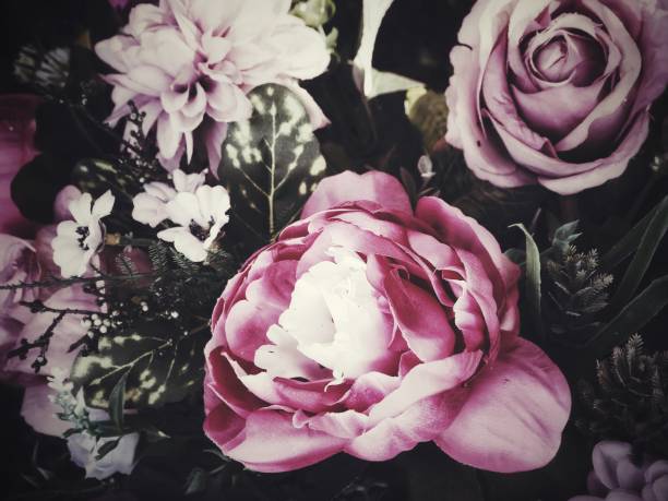 istock Beautiful of rose artificial flowers 1142119408