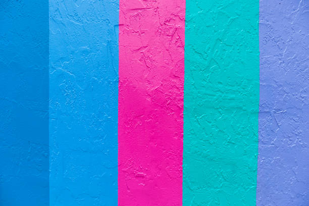 istock Abstract vertical stripes blues and pink wide. 1142124769