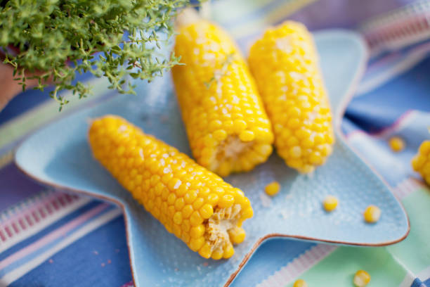 istock tasty boiled corn with herbs and sea salt 1142137649