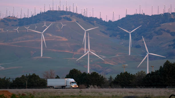 istock Wind Turbines on Mountain Ridge 1142138102