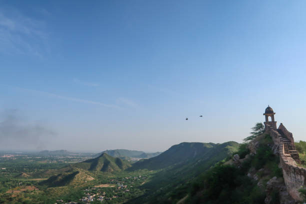 istock Temple top of the mountain, Jaipur 1142144329