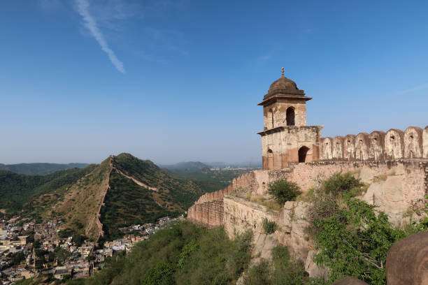 istock Fort that once protect the city, Jaipur 1142144391