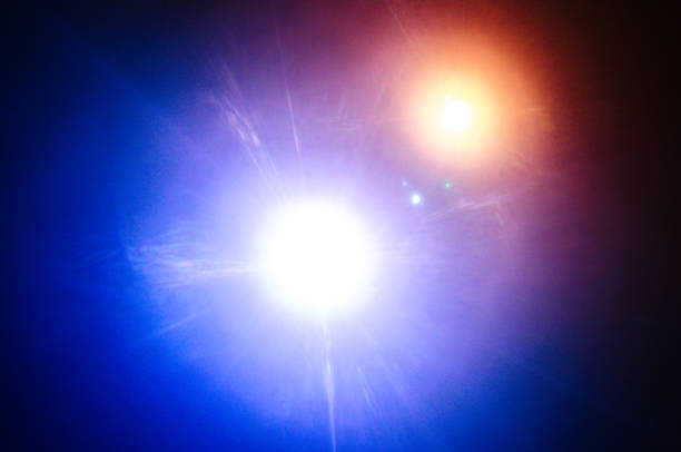 istock Abstract Natural Far double star on the black background 1142147854