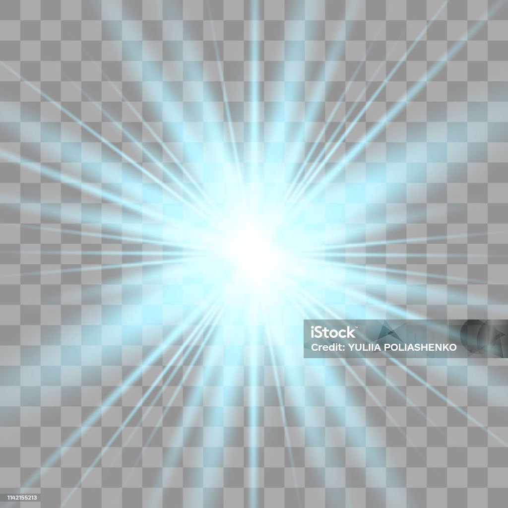 Star Exploding Vector Image Glowing Star Explosion With Rays Vector Stock Illustration - Download ...