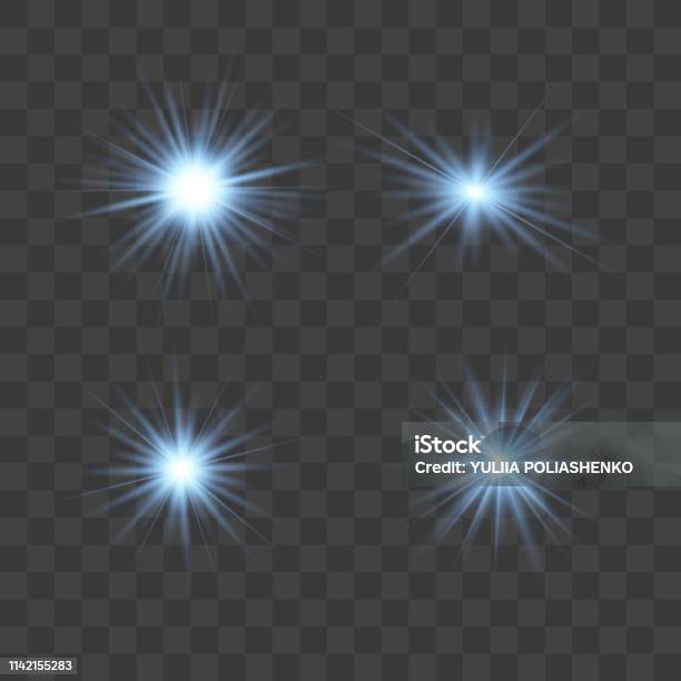Star Exploding Vector Image Glowing Star Explosion With Rays Vector Stock Illustration - Download ...