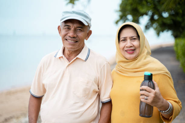 istock happy senior couple after exercising 1142155678