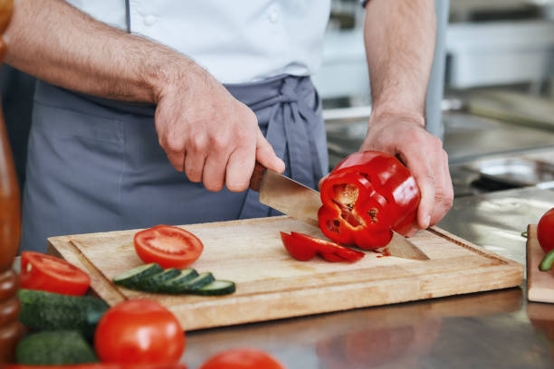 istock Make it your mission for good nutrition. Chef preparing dish in commercial kitchen. Close up 1142169948