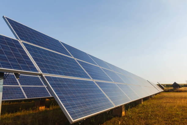 istock Solar panel, alternative electricity source - concept of sustainable resources, And this is a new system that can generate electricity more than the original, This's the sun tracking systems 1142173340