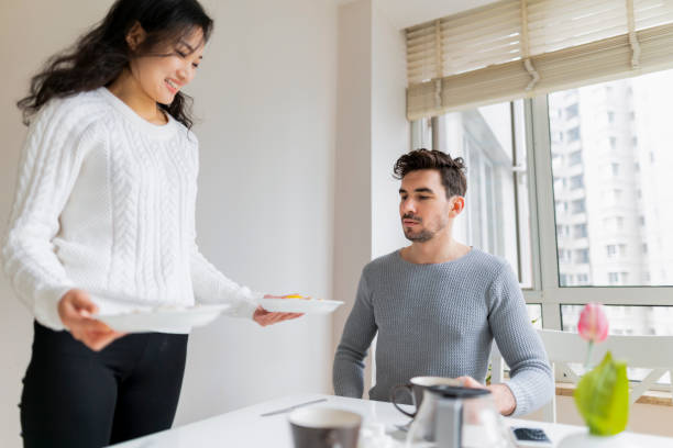 istock Pretending He's Not Satisfied 1142176118
