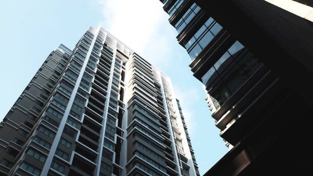 istock Morning Modern, Luxury Apartment Building 1142179027