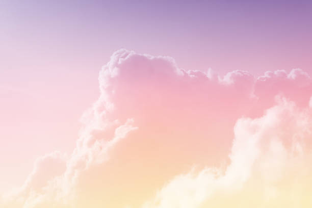 istock fantastic cloudy sky with pastel gradient color , nature abstract background 1142184629