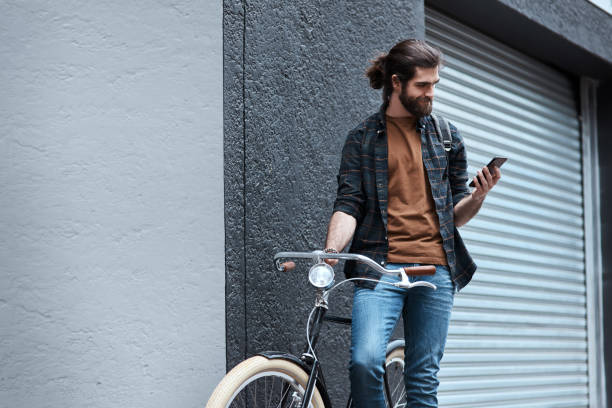 istock Checking my messages before I hit the road 1142186779