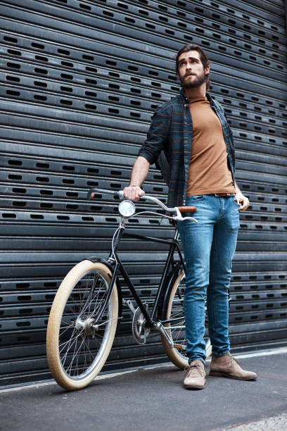 istock Modern day men roll around in these type of wheels 1142186788