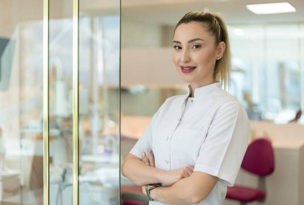 istock Female Dentist At Her Office 1142193800