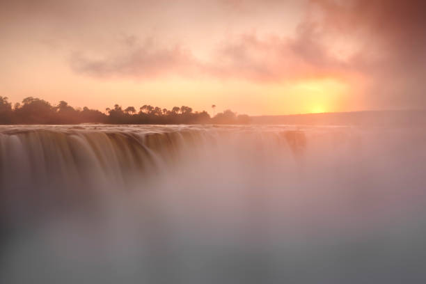 istock Victoria Falls at sunrise 1142209742