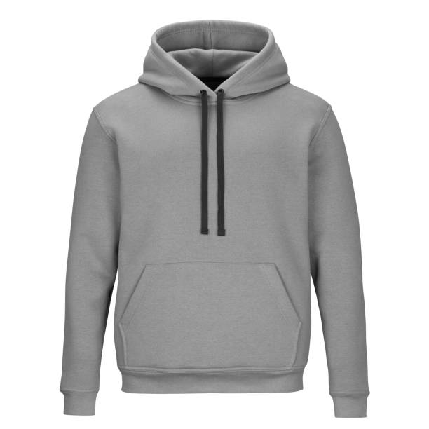 istock Front of sweatshirt with hood isolated on white background 1142211727