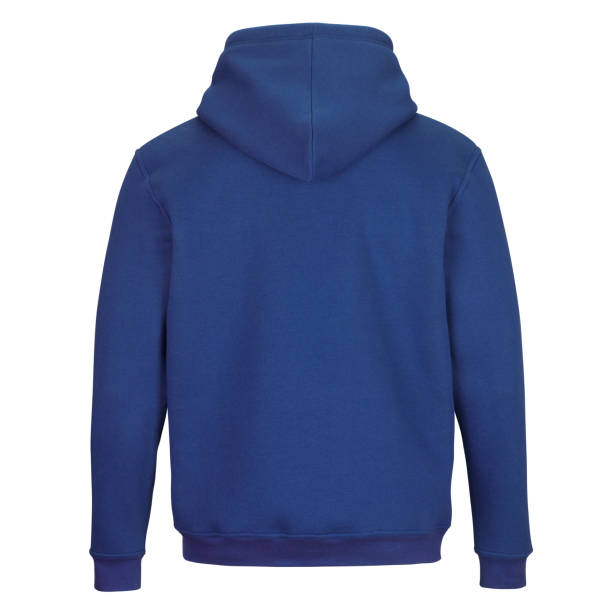 istock Back of sweatshirt with hood isolated on white background 1142211838