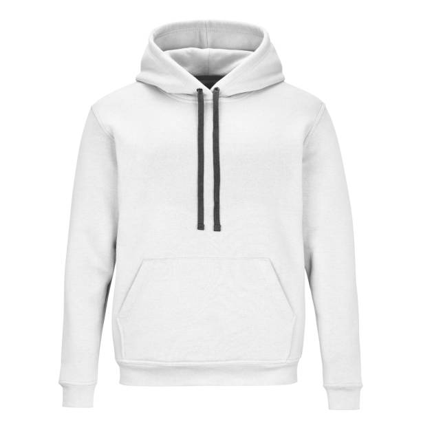 istock Front of sweatshirt with hood isolated on white background 1142211839