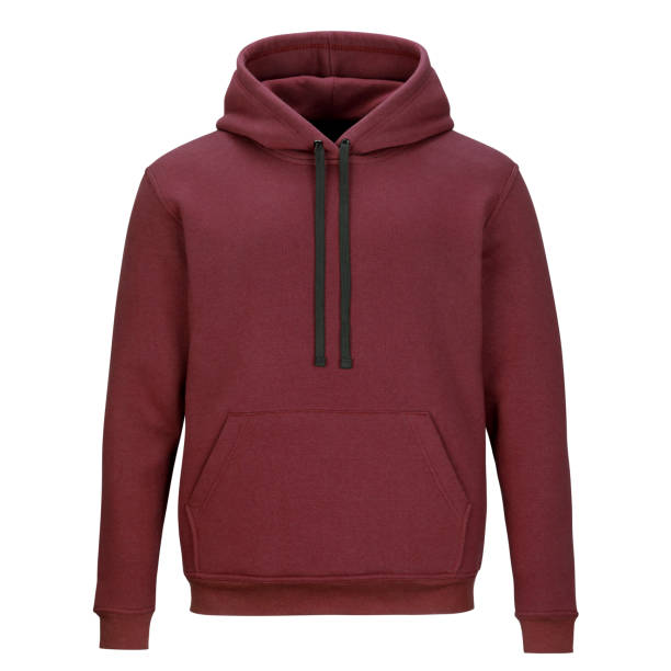 istock Front of sweatshirt with hood isolated on white background 1142211922
